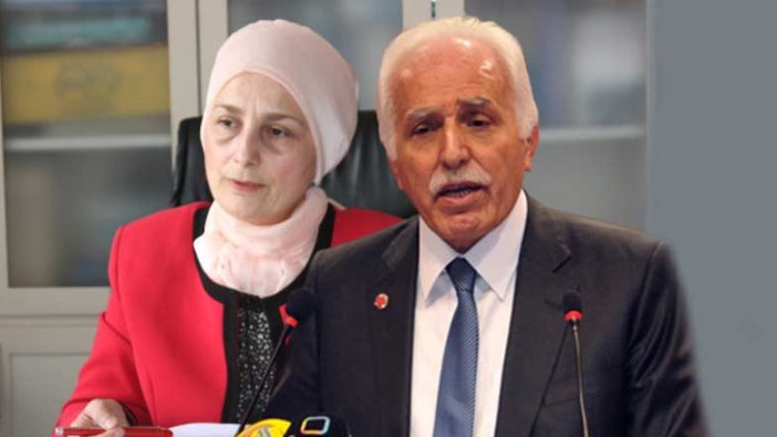 Eski genel başkanın eşi Oğuzhan Asiltürk'e böyle beddua etti! Saadet Partisi'nde tansiyon gittikçe yükseliyor