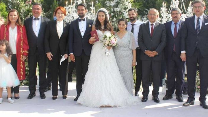 İYİ Partili başkanın oğlu dünyaevine girdi! Meral Akşener de düğüne katıldı