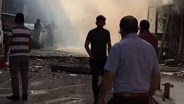 Ankara'da 2 katlı binadaki dükkanda patlama