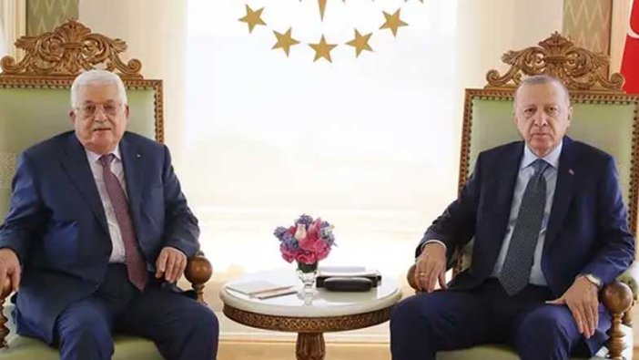 Erdoğan, Mahmud Abbas'la görüştü