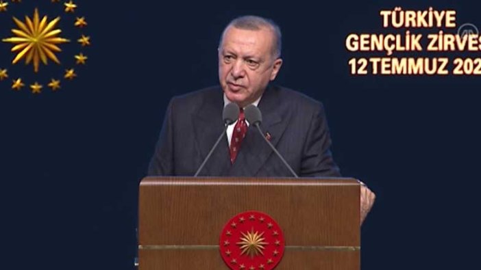 Erdoğan, Beştepe Gençlik Zirvesi'nde konuştu
