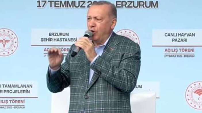 Cumhurbaşkanı Erzurum'da açıklamalarda bulundu