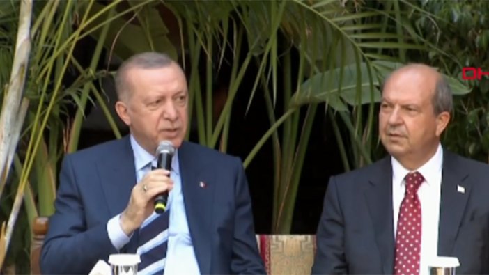 Cumhurbaşkanı Erdoğan, KKTC'de gençlerle bir araya geldi