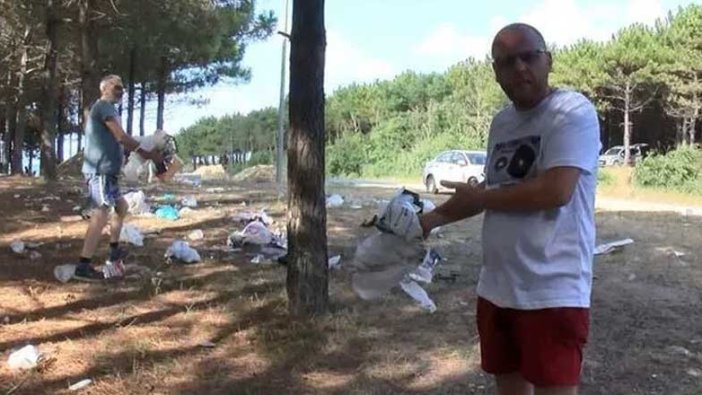 İstanbul'da utandıran görüntü! Piknikçilerden geriye çöp yığınları kaldı
