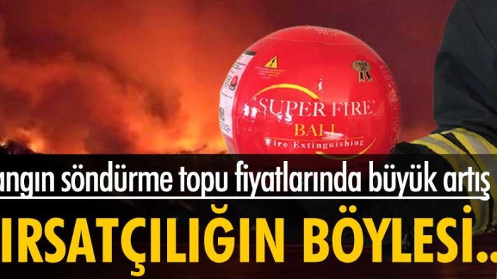Türkiye kül olurken, yangın söndürme topuna büyük zam!