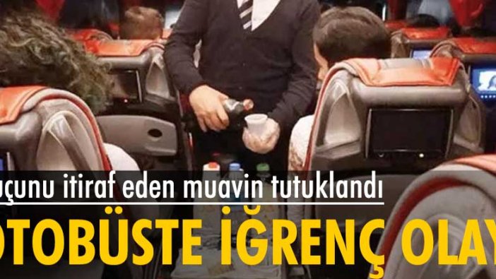 Muğla'dan Zonguldak'a giden otobüste iğren olay! Muavin tutuklandı