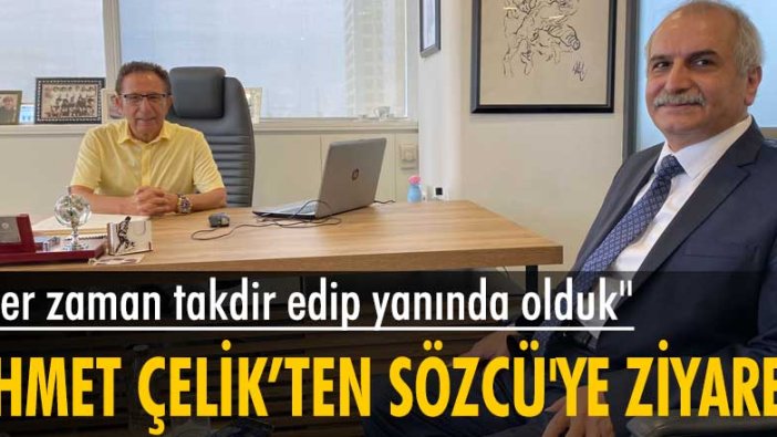 İYİ Parti İstanbul Milletvekili Ahmet Çelik’ten Sözcü Gazetesi’ne ziyaret