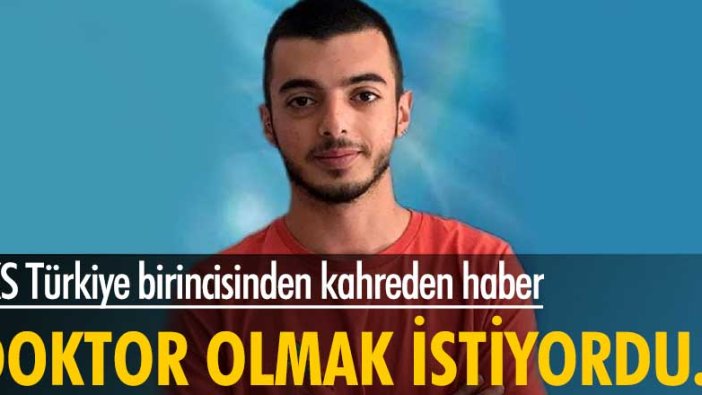 YKS Türkiye birincisi Necati Kaan Şahin'den acı haber!