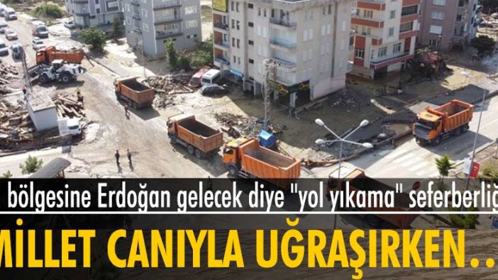 CHP Milletvekili Barış Karadeniz'den sel bölgesine Erdoğan gelecek diye 