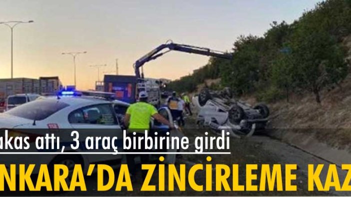 Ankara'da meydana gelen zincirleme kazada 1 kişi hayatını kaybetti