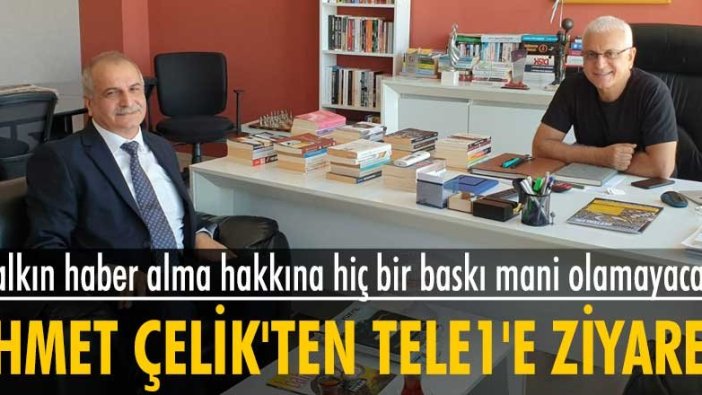 İYİ Parti Milletvekili Ahmet Çelik'ten Tele1'e ziyaret