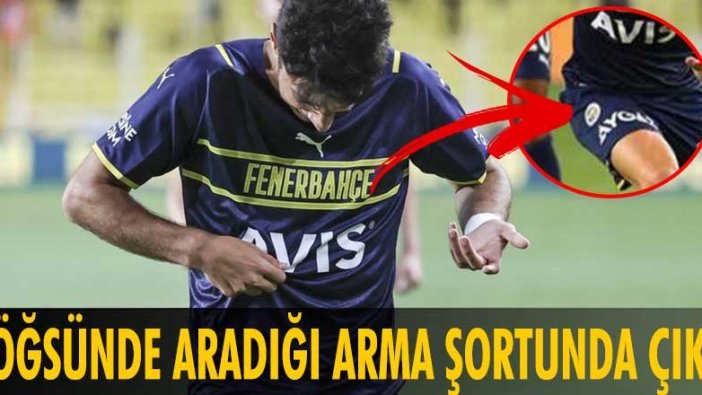 Fenerbahçe'ye galibiyeti getiren Muhammet'in göğsünde aradığı arma aslında şortundaydı