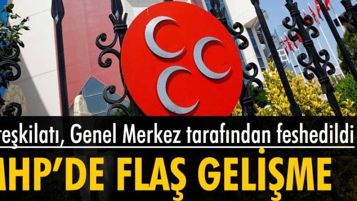 MHP Kayseri İl Teşkilatı feshedildiği iddia edildi