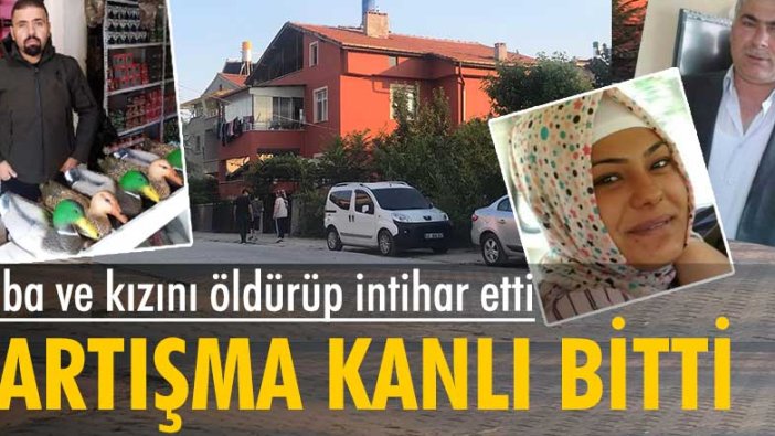 Konya'da bir kişi, tartıştığı kadın ile babasını öldürüp intihar etti
