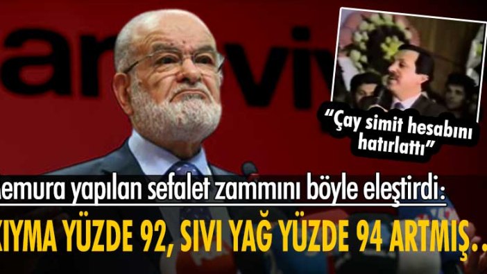 Memur zammını eleştiren Karamollaoğlu Erdoğan’ı tekrar simit hesabı yapmaya davet etti