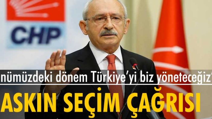 CHP Genel Başkanı Kemal Kılıçdaroğlu'ndan parti üyelerine 'Baskın Seçim Talimatı'