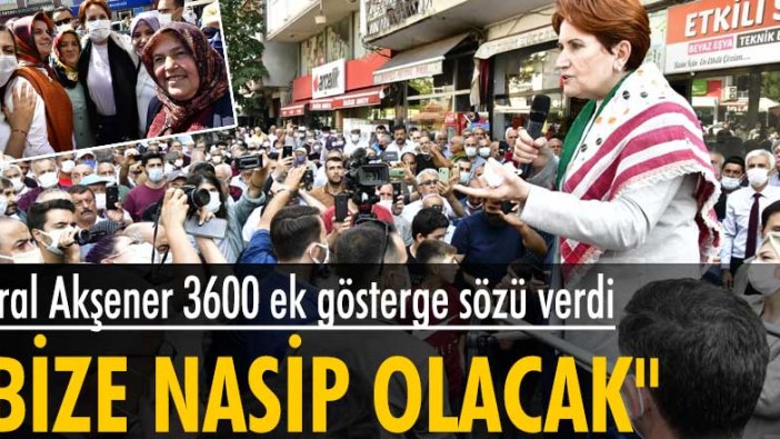 Meral Akşener Sinop'ta 3600 ek gösterge sözü verdi