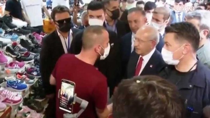 Kemal Kılıçdaroğlu'nun Çorum ziyaretinde AKP'ye oy veren bir vatandaş isyan etti