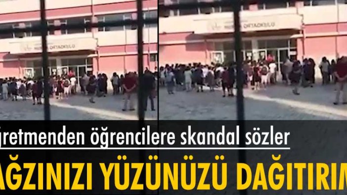 Antalya Hurma Ortaokulu'nda bir öğretmenden öğrencilere skandal sözler: 