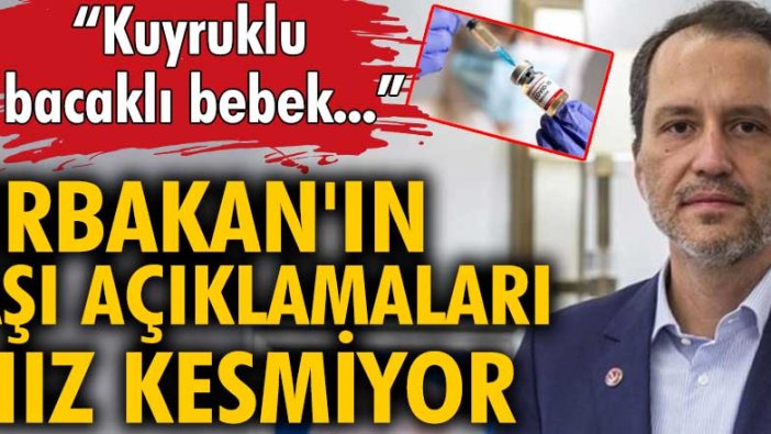 Fatih Erbakan'ın aşı açıklamaları hız kesmiyor!