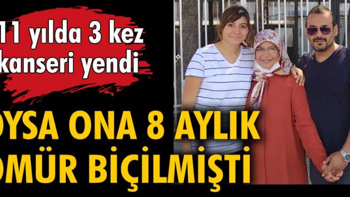 Ankara'da Güler Barut, 11 yılda 3 kez kanseri yendi, oysa ona 8 aylık ömür biçilmişti