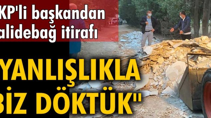 AKP’li Üsküdar Belediye Başkan Hilmi Türkmen'den Validebağ itirafı