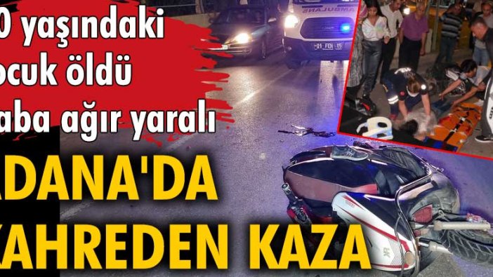Adana'da kahreden kaza
