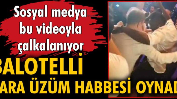 Adanaspor'un yıldız futbolcusu Balotelli çiftetelli oynadı