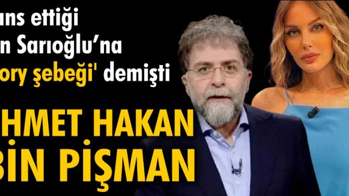 Dans ettiği için Hande Sarıoğlu'na 'story şebeği' demişti... Ahmet Hakan bin pişman