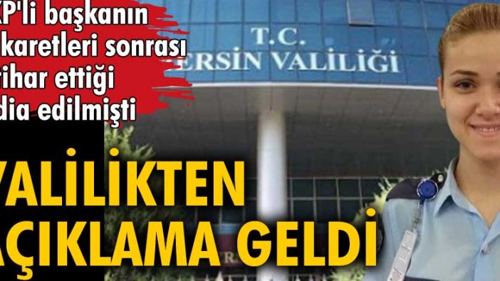 Polisin, AKP'li başkanın hakaretleri sonrası intihar ettiği iddia edilmişti: Mersin Valiliği'nden açıklama 