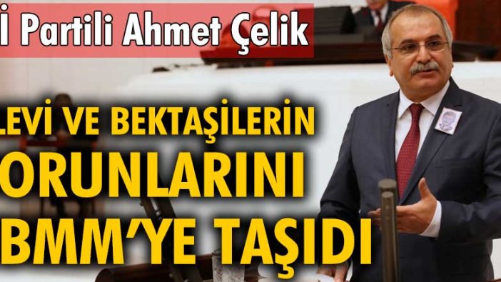 İYİ Parti Milletvekili Ahmet Çelik, Alevi ve Bektaşilerin sorunlarını TBMM'ye taşıdı