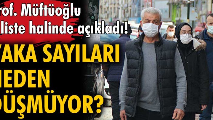 İç hastalıkları uzmanı Prof. Dr. Osman Müftüoğlu açıkladı! Vakalar neden düşmüyor?