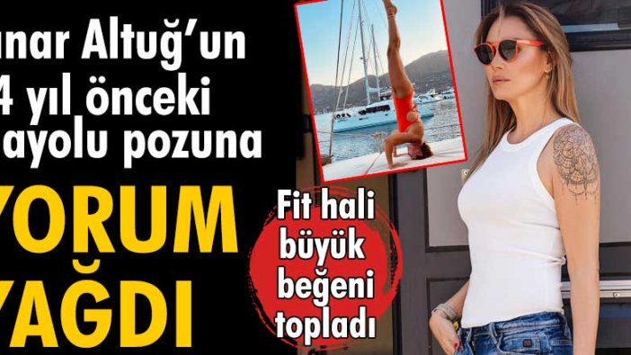 Pınar Altuğ'un 24 yıl önceki mayolu pozuna yorum yağdı