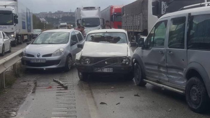 Kastamonu'da zincirleme trafik kazası