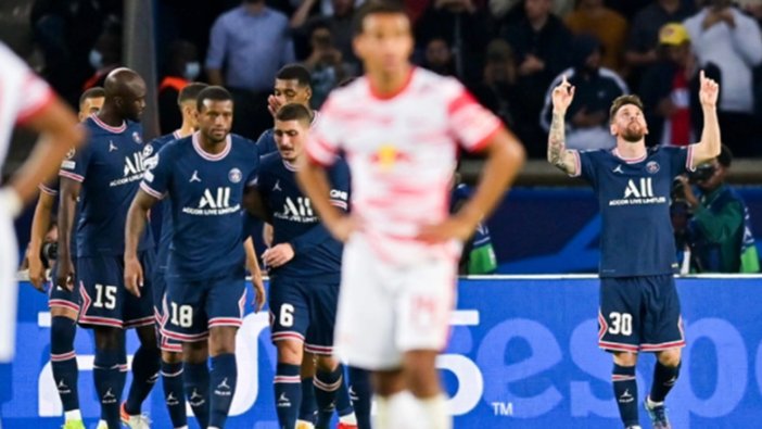 Lionel Messi, PSG'yi Leipzig karşısında galibiyete taşıdı
