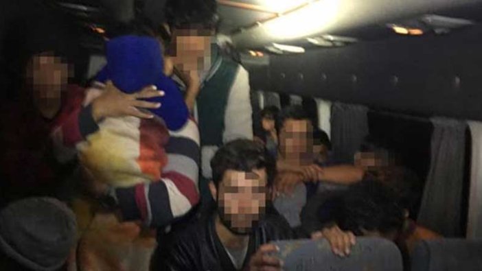 Kocaeli'de 40 kaçak göçmen yakalandı!