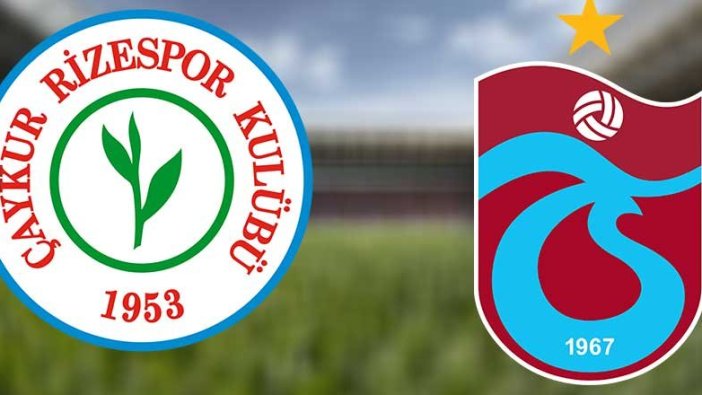 Trabzonspor - Rizespor 41. randevuda