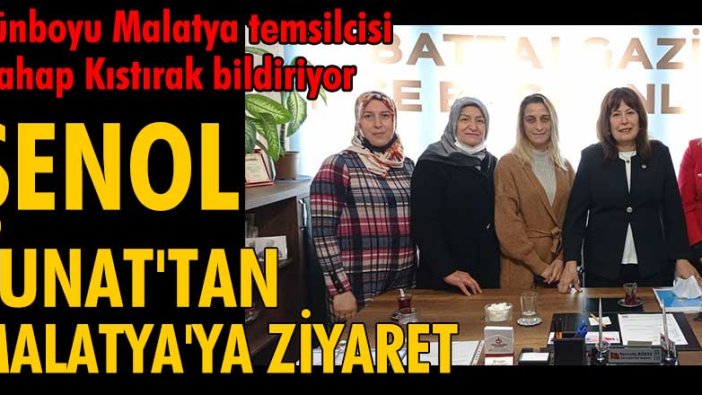 Ankara Milletvekili Şenol Sunat Malatya’ya bir ziyaret gerçekleştirdi