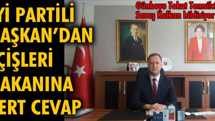 İYİ Partili Başkan Ömer Sağol'dan İçişleri Bakanı Soylu'ya sert cevap