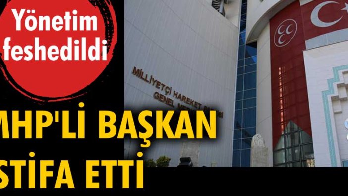 MHP Bodrum İlçe Başkanı Bahattin Kul istifa etti. Yönetim feshedildi