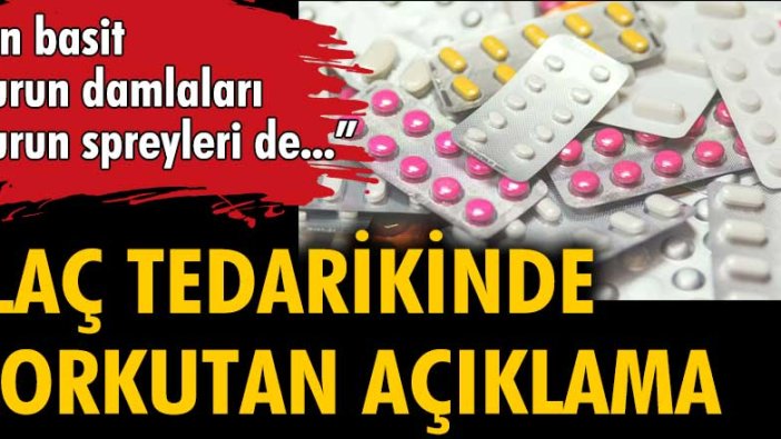 Ankara Eczacı Odası Genel Sekreteri Gül: Şeker ilaçları, antibiyotikler dahil hiçbiri şu an yok
