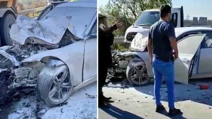 Bursa'da otoyolda korkunç kaza! 6 kişi...