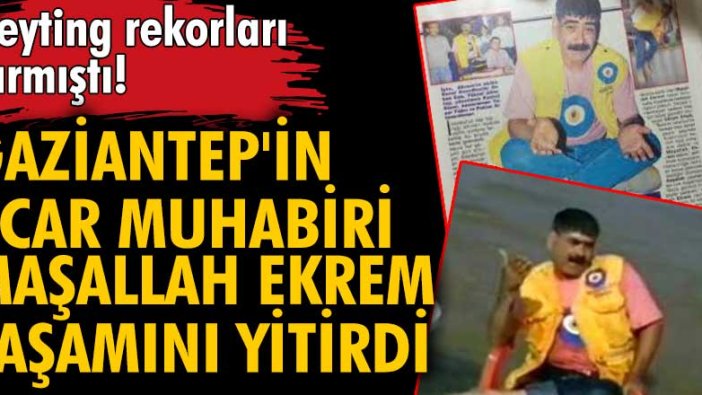 Gaziantep'in acar muhabiri Maşallah Ekrem yaşamını yitirdi!