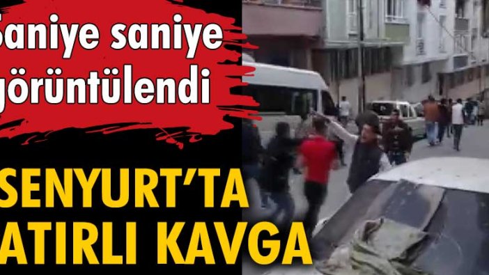 İstanbul - Esenyurt'ta satırlı kavga! Saniye saniye görüntülendi