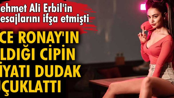 Mehmet Ali Erbil'in mesajlarını ifşa etmişti! Ece Ronay, 2 milyon TL'lik cip aldı