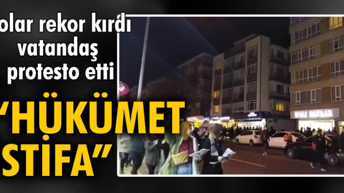 Dolar rekor kırdı vatandaş protesto etti: Hükümet istifa