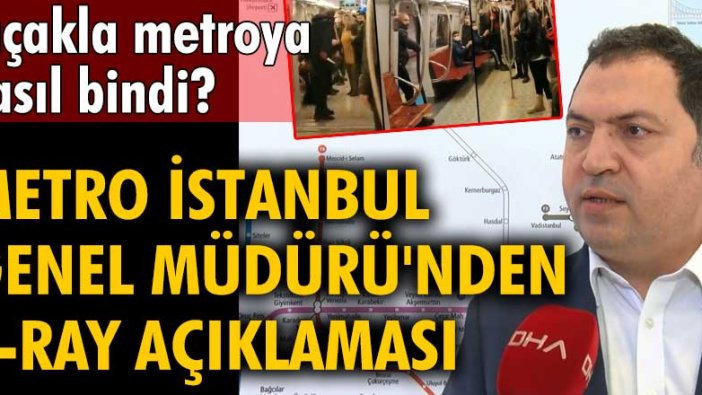 Bıçakla metroya nasıl bindi? Metro İstanbul Genel Müdürü Özgür Soy açıkladı