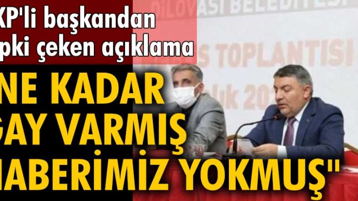 AKP'li Hamza Şayir'den tepki çeken açıklama: Ne kadar gay varmış haberimiz yokmuş
