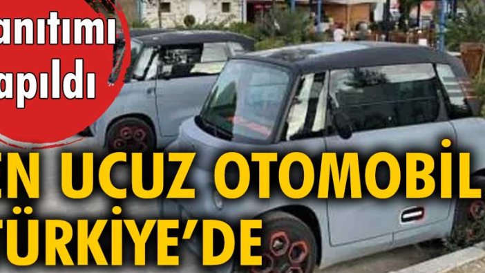En ucuz otomobil Citroen Ami Türkiye'de! Tanıtımı yapıldı