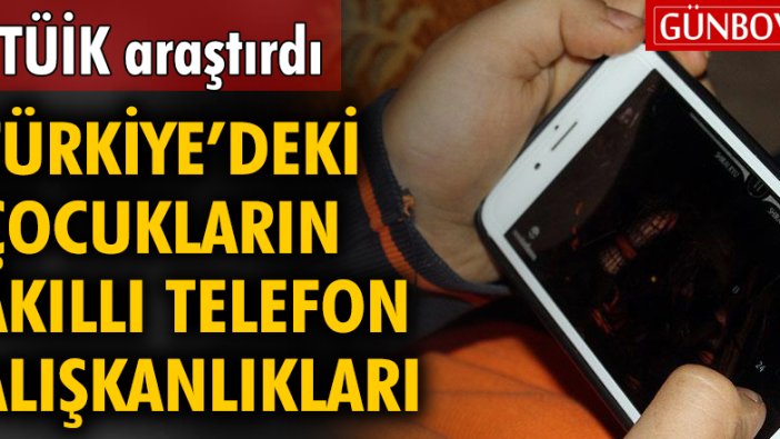Türkiye’deki çocukların akıllı telefon alışkanlıkları ortaya çıktı!